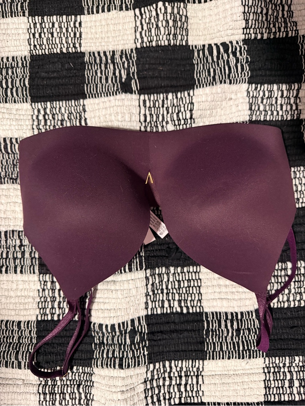 Victoria's Secret Plum Strapless Adhesive Bandeau Bra